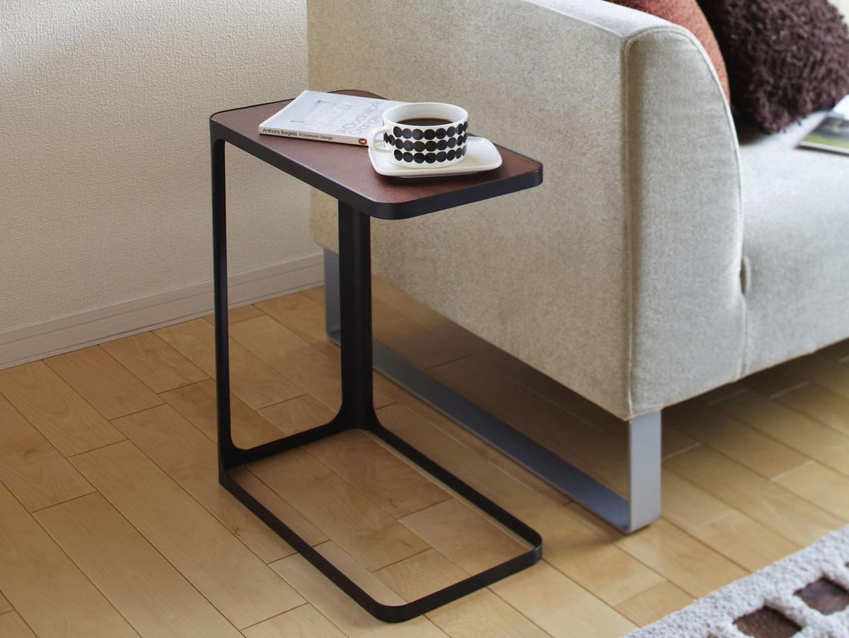 BEISTELLTISCH Frame schwarz 24/52/45 cm für Couch und Sofa - Schwarz, Metall (45/24/52cm) - Yamazaki