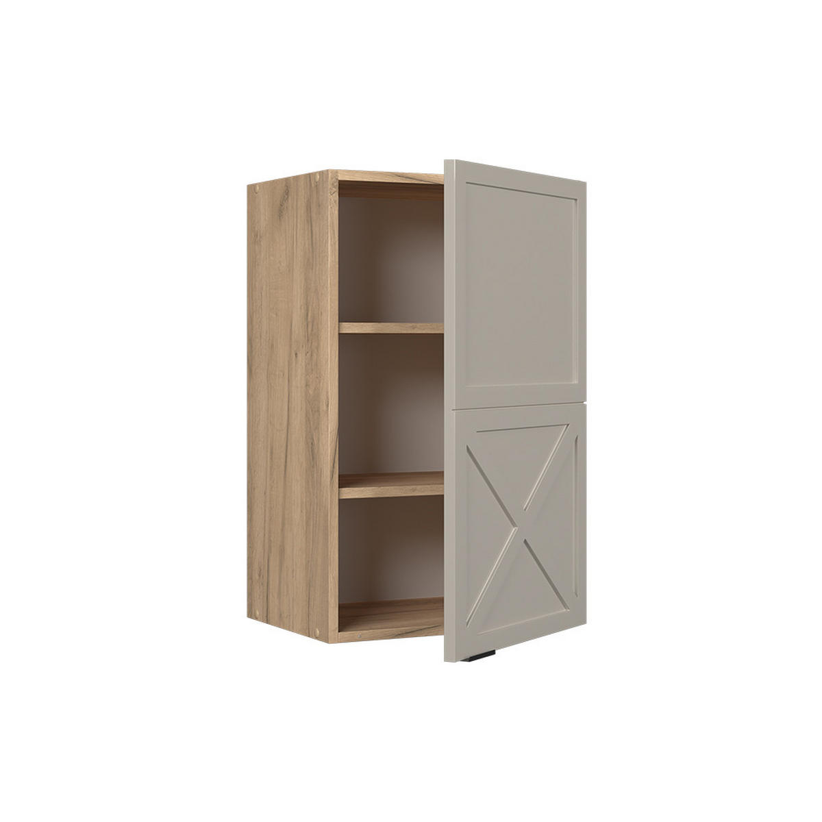 HÄNGESCHRANK Fame-Line GrauBeige 45 cm - Honigeiche/Eiche Wotan, Holzwerkstoff (45/72/34.1cm) - Vicco