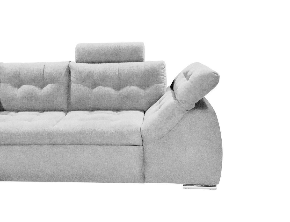 ECKSOFA mit Schlaffunktion und Bettkasten - Chromfarben/Anthrazit, Holzwerkstoff/Kunststoff (283/193cm) - ed exciting design
