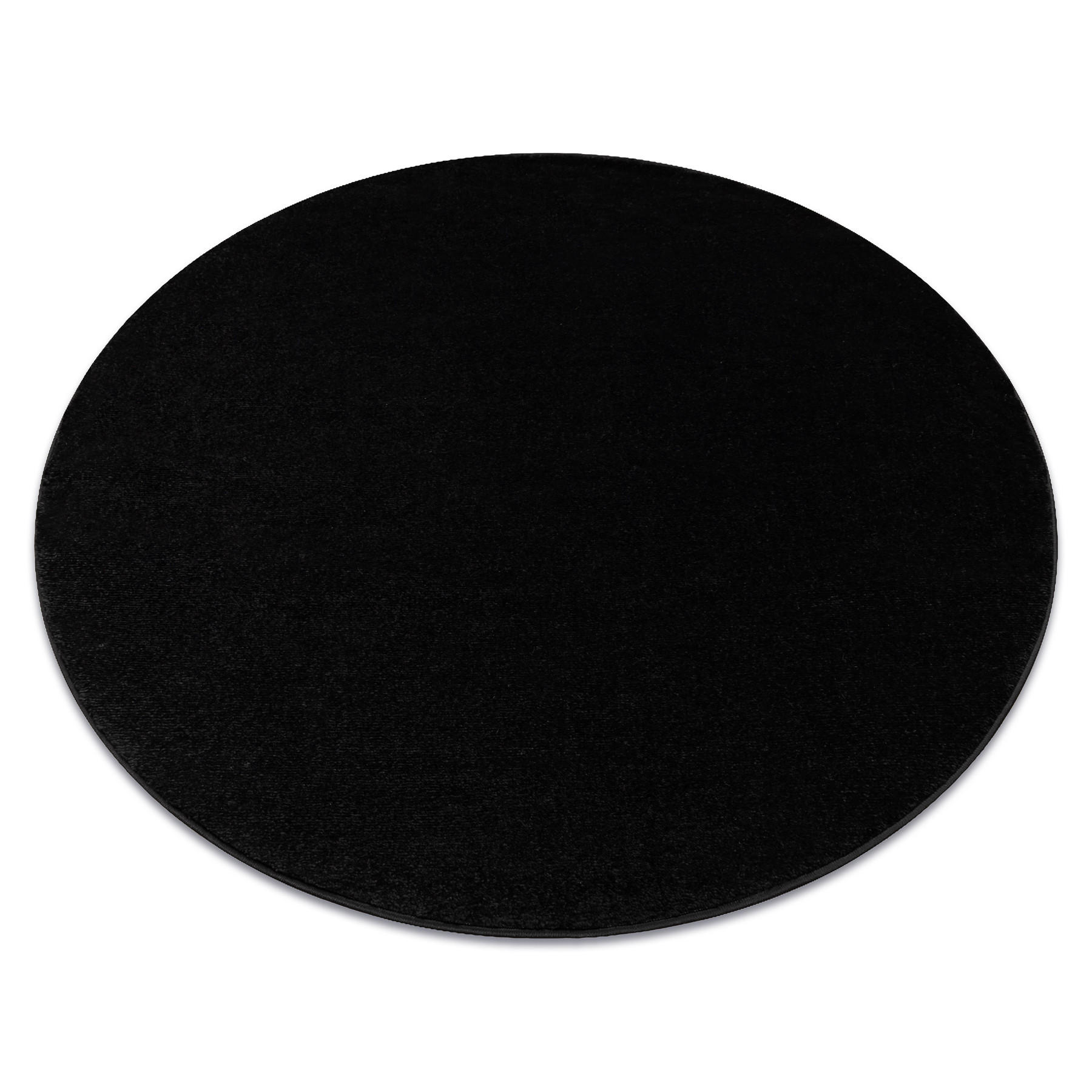 TEPPICH Softy 120 cm - Schwarz, Textil (120/120cm) - rugsX