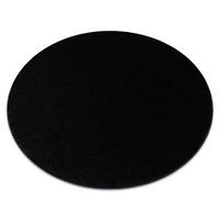 TEPPICH Softy 120 cm - Schwarz, Textil (120/120cm) - rugsX