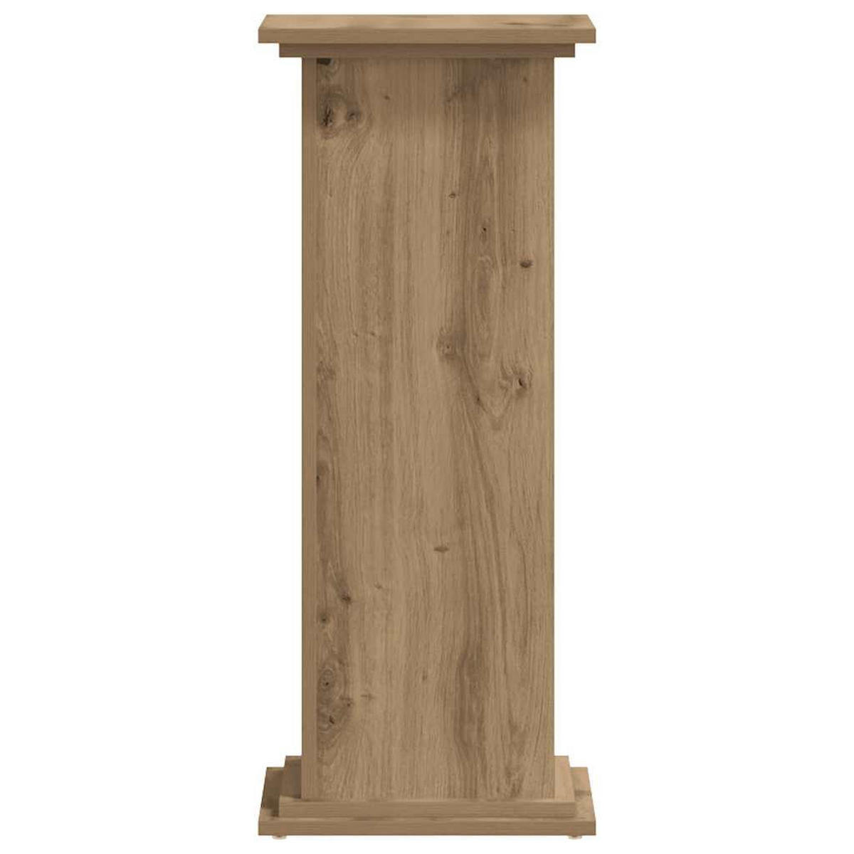 PFLANZENSTÄNDER Artisan-Eiche 33/33/80 Cm Holzwerkstoff - Braun, Holzwerkstoff (33/80/33cm) - vidaXL