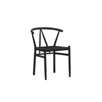 ESSZIMMERSTUHL Aria - Schwarz, Metall (58/72/55cm) - kommodly