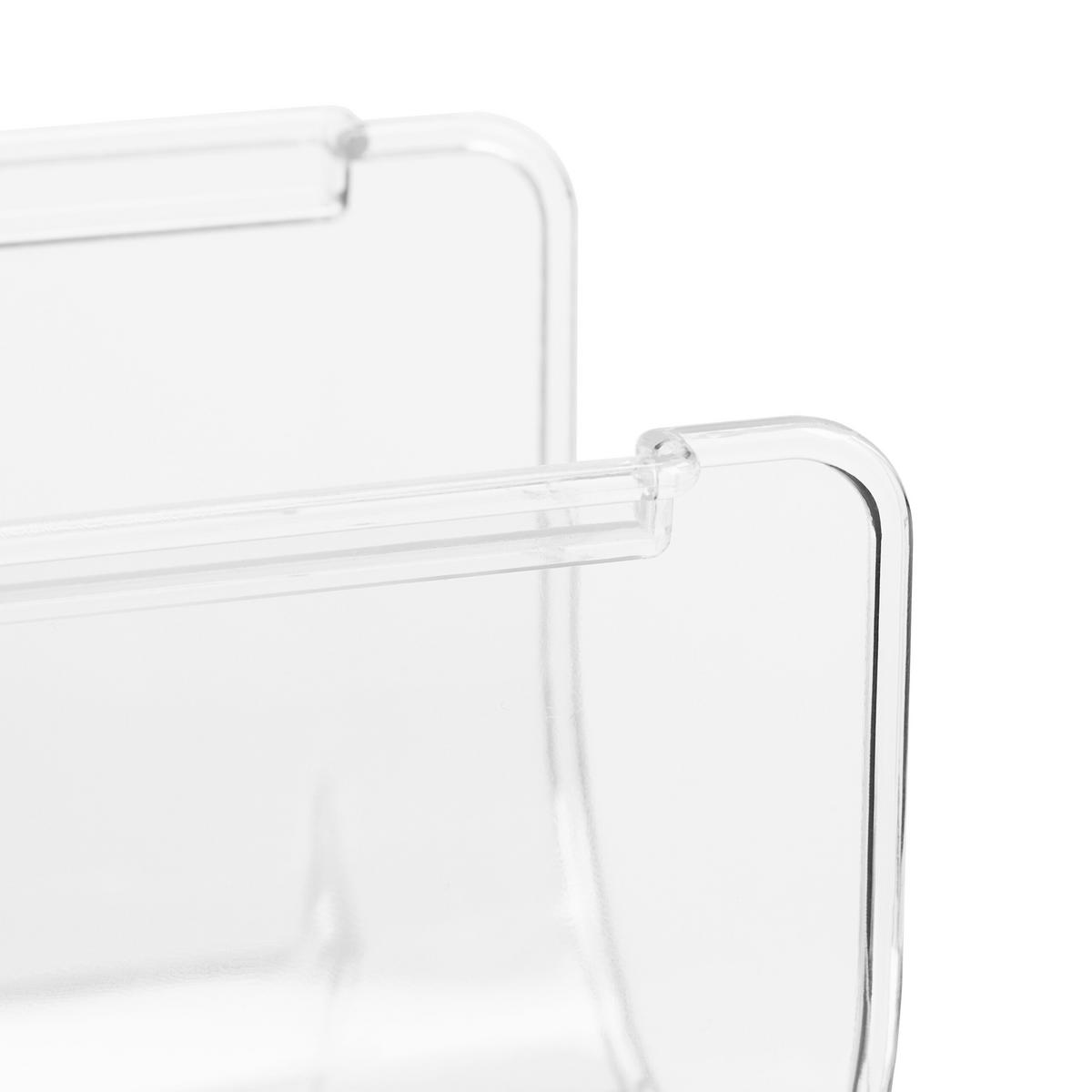 SÚPRAVA organizátorov na fľaše - priehľadné, plast (11/10.5/20.5cm) - Relaxdays