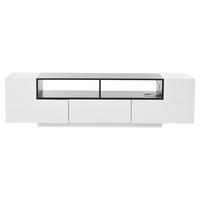 TV-LOWBOARD Shape Weiß 180/40/48 cm - Weiß, Holzwerkstoff (180/48/40cm) - PANGIVO
