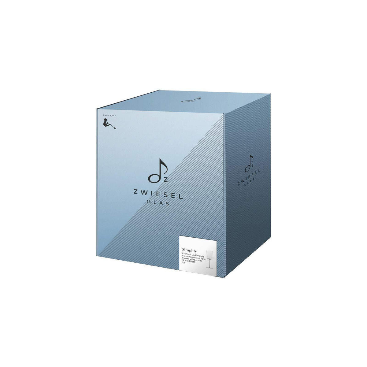 WEISSWEINGLÄSER Simplify transparent 689 ml 2er Set - Transparent, Glas (0.689L) - Zwiesel Glas