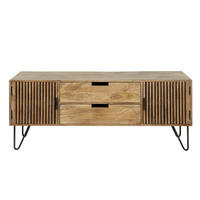 TV-MÖBEL Tweak Braun 135/35/55 cm - Braun, Holz (35/55/135cm) - Hoyz Collection