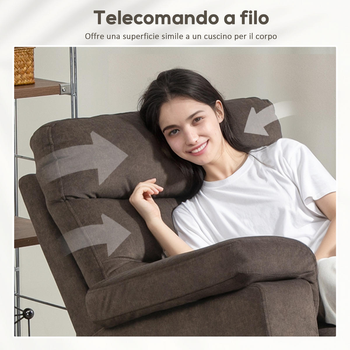 AUFSTEH-MASSAGESESSEL,HEIZUNG zwei Motoren,dunkelbraun - Braun, Textil (93/102/101cm) - Vallsero