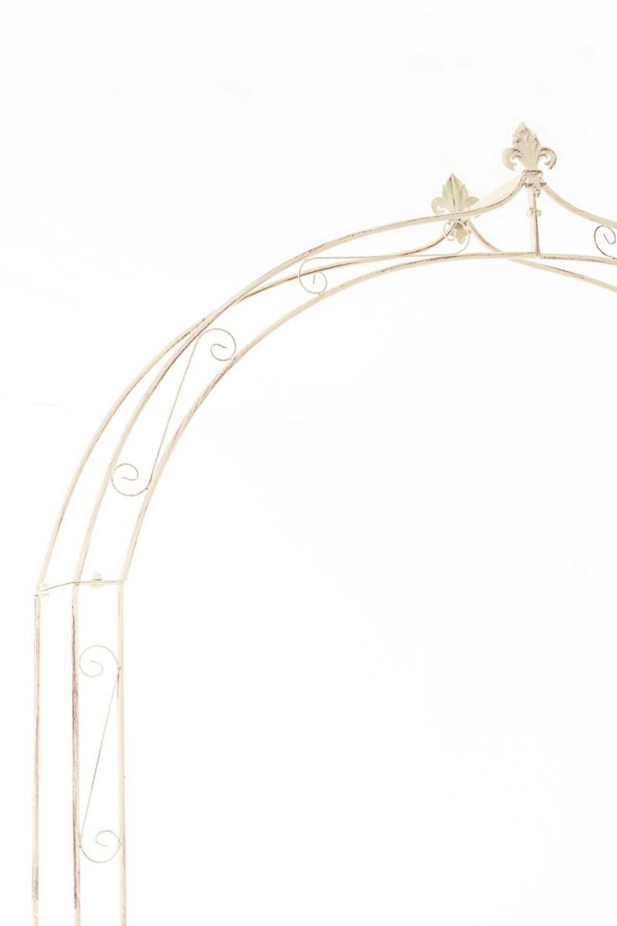 ROSENBOGEN Anra antik-creme - Naturfarben, Metall (143/246/25cm) - TPFGarden