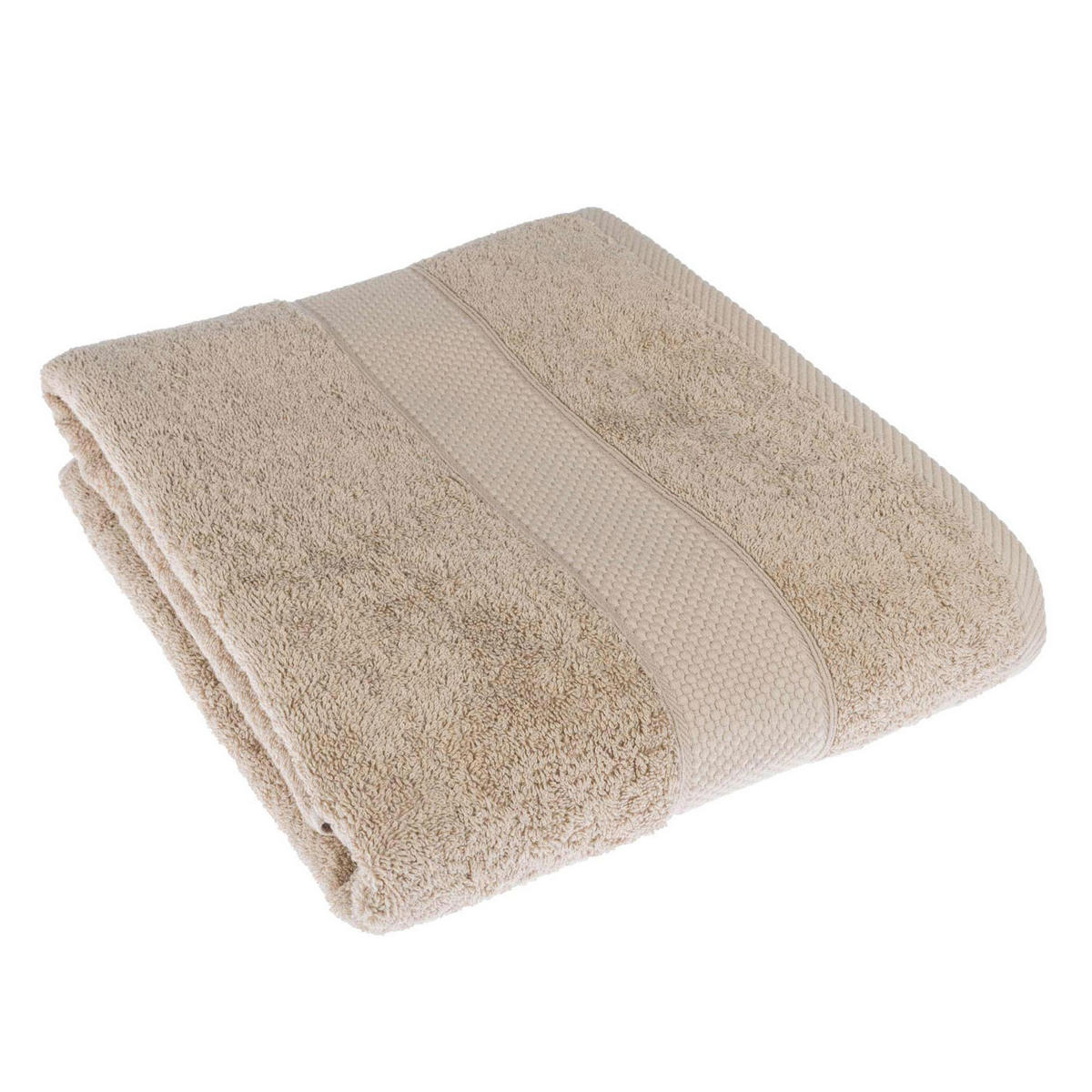 SAUNATUCH Essential beige 100/180 cm - Beige, Textil (100/180cm) - Homescapes