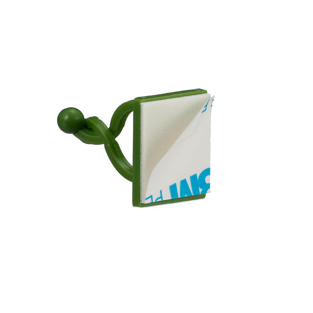 240XPFLANZENCLIPS - Dunkelgrün, Kunststoff (2.2/1.8/4cm) - Relaxdays
