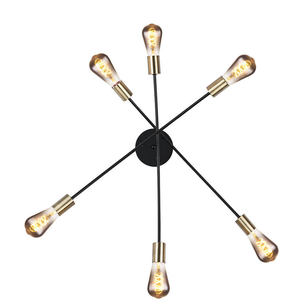 DECKENLEUCHTE Metall Messing antik - Messingfarben, Metall (70/70/26cm)