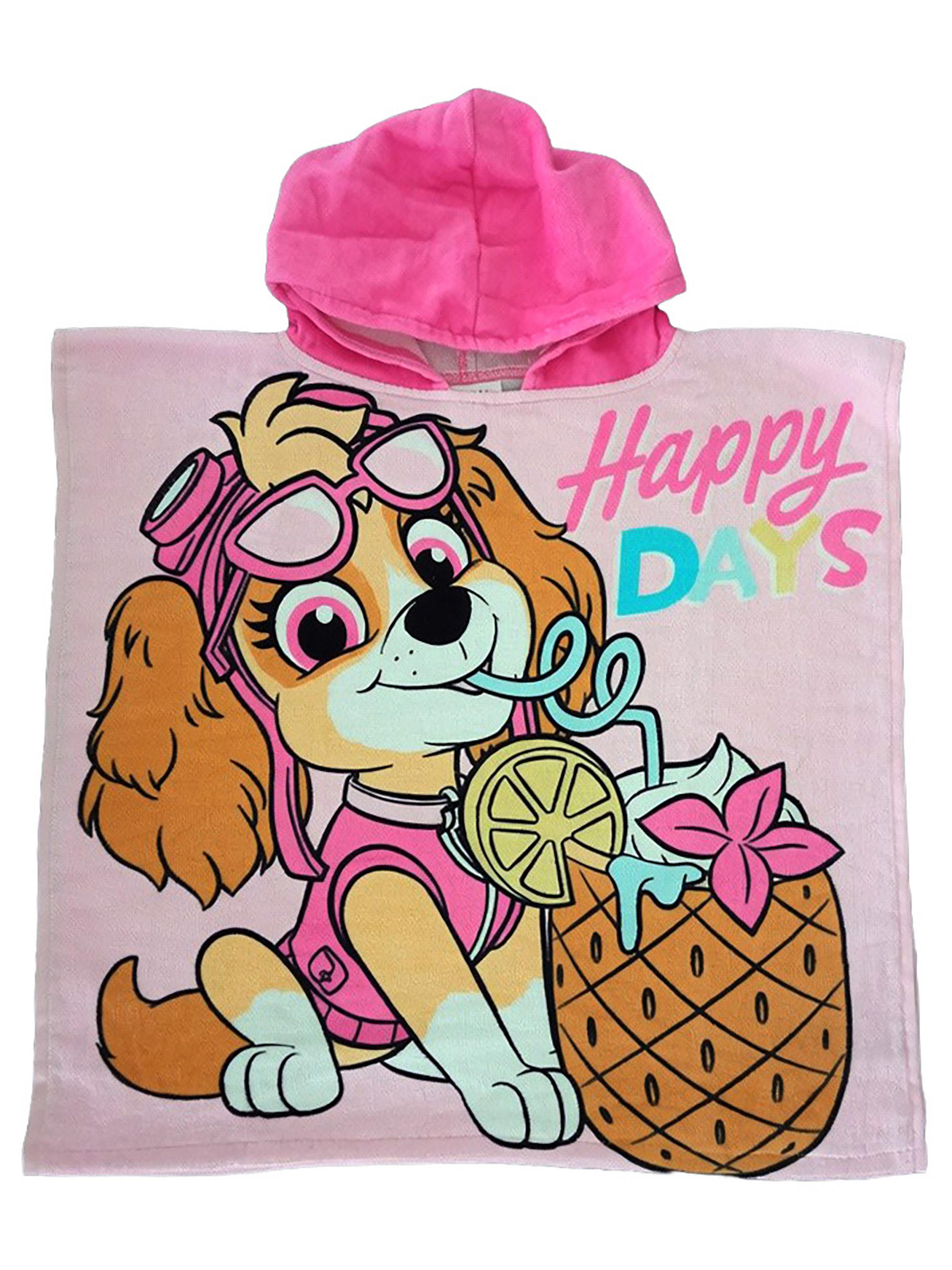 Paw Patrol Badeponcho Rosa