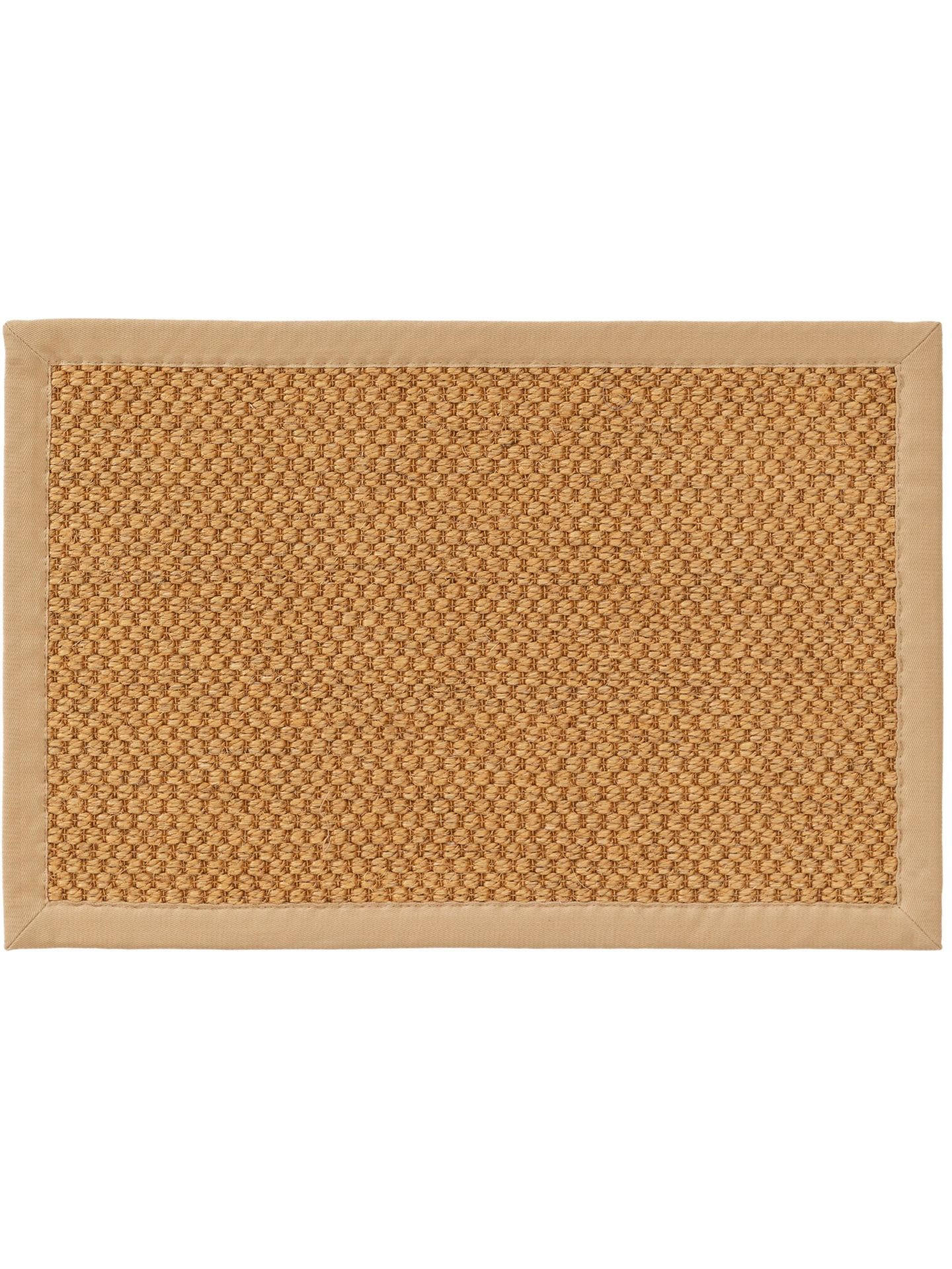 FUSSMATTE Greta Beige 60x90 cm - Beige, Naturmaterialen (60/1cm) - KUNSTLOFT