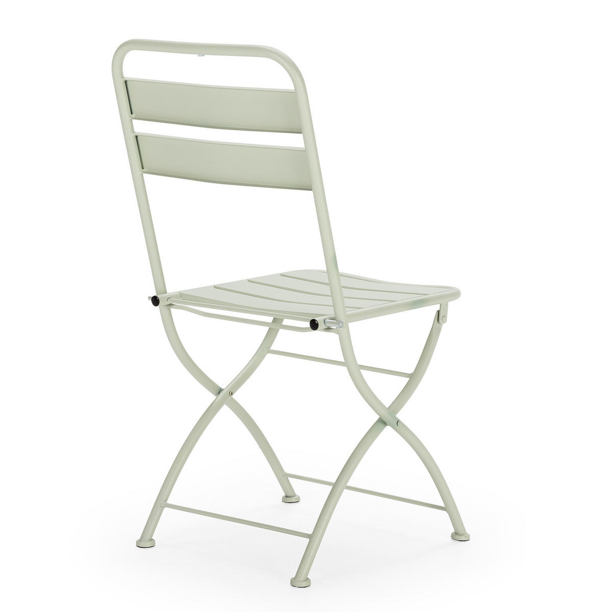GARTENKLAPPSTUHL-SET Perla Metall - Grün, Metall (42/88/50cm) - VS Venta-stock