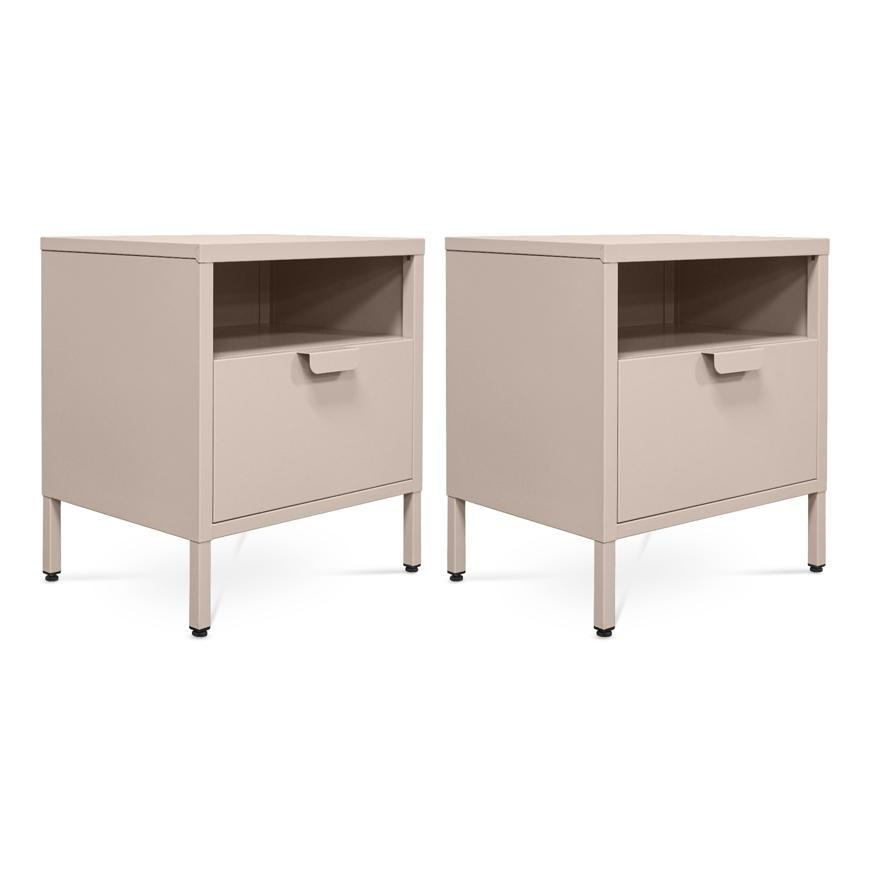 Casanoov Nachttische Beige 45x50x35 cm