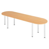 KONFERENZTISCH-SETS Serie-K 80/280/74 cm in Buchefarben - Buchefarben, Holzwerkstoff (80/280/74cm) - bümö