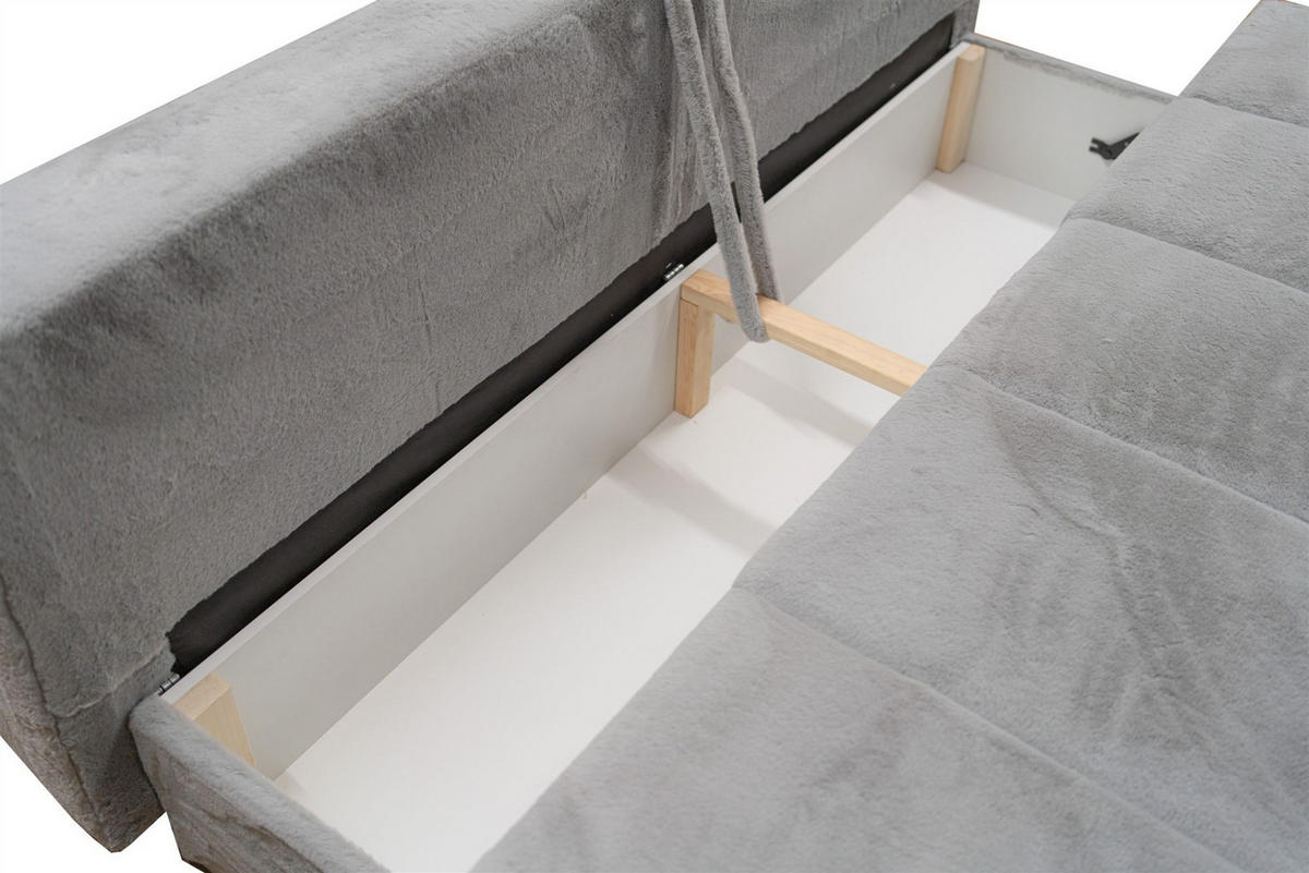 SCHLAFSOFA Anzia - Creme, Holzwerkstoff/Textil (205/97/85cm) - Fun Möbel