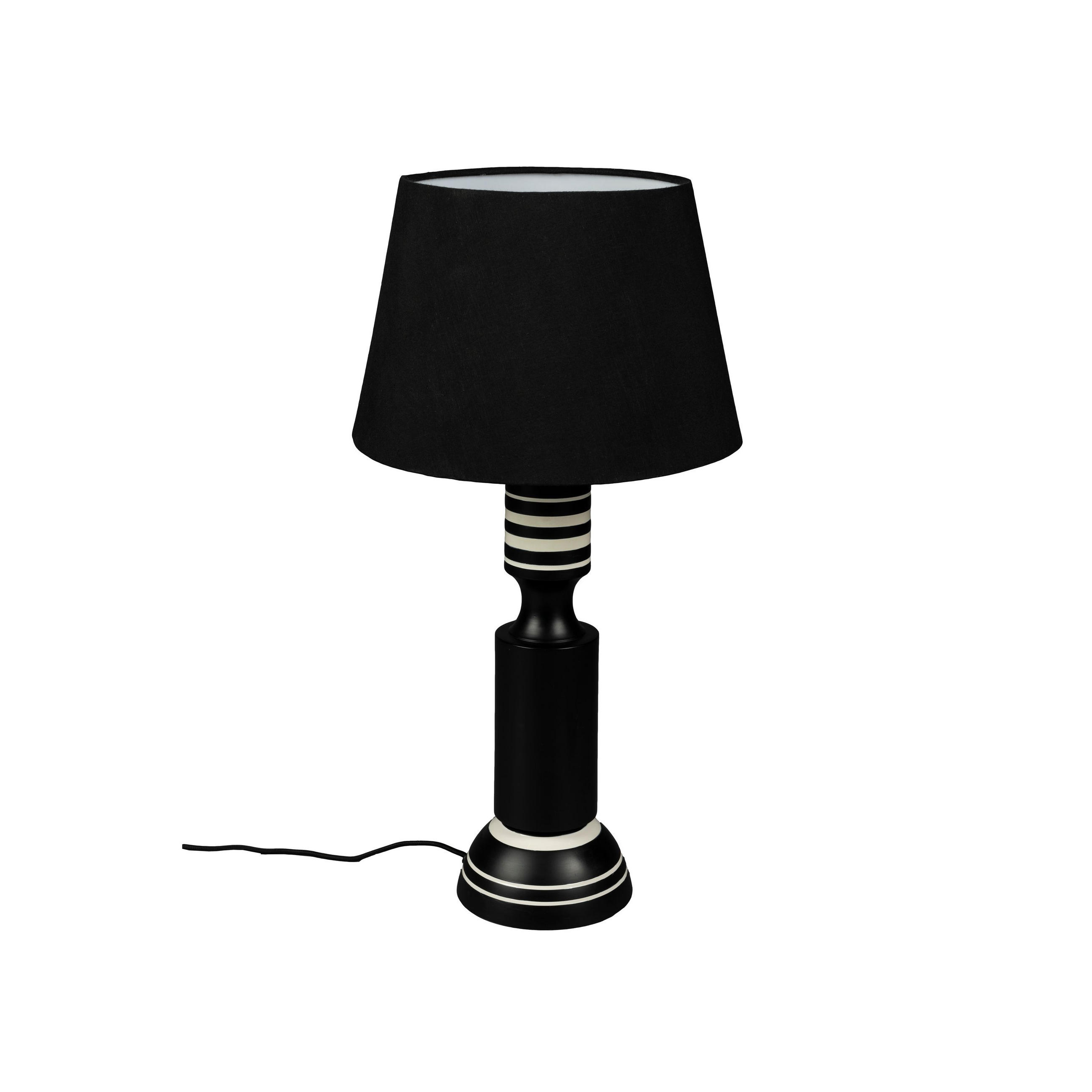 Dutchbone Tischlampe Schwarz 31x60x31 cm