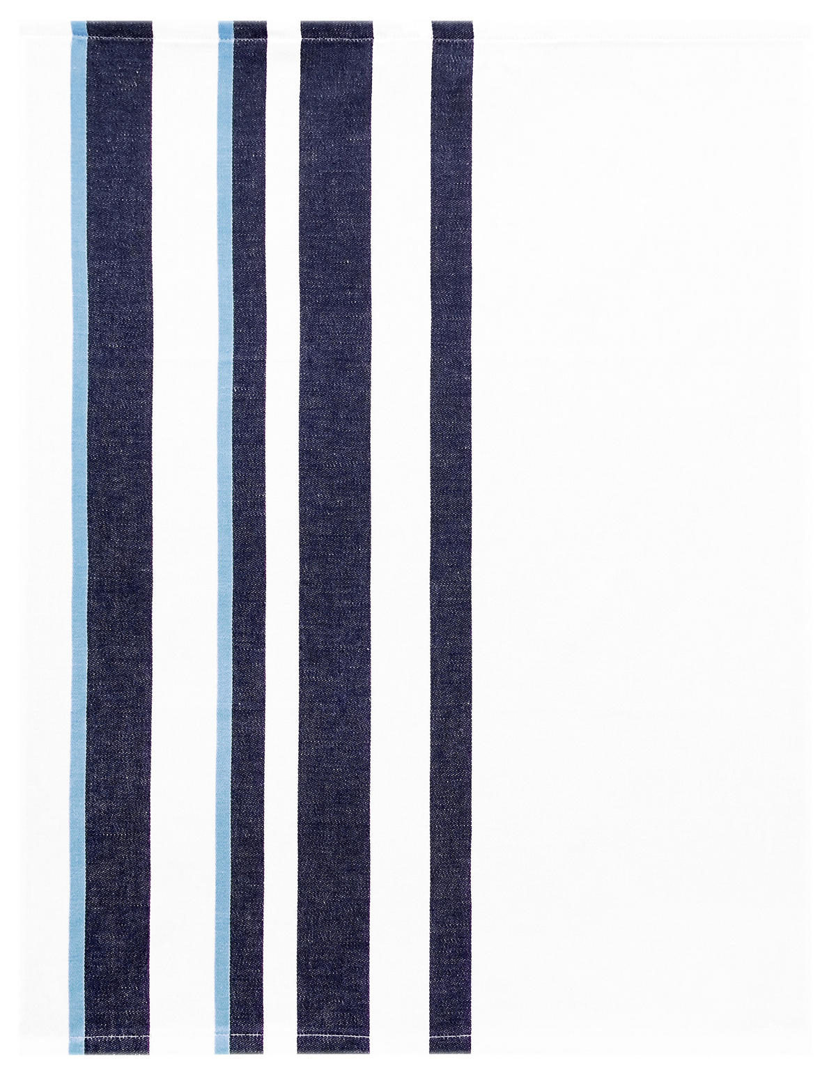 GESCHIRRTÜCHER Halbleinen 50x70 cm, 3er Set, Blau - Weiß - Blau/Weiß, Textil (50/70cm) - Lashuma