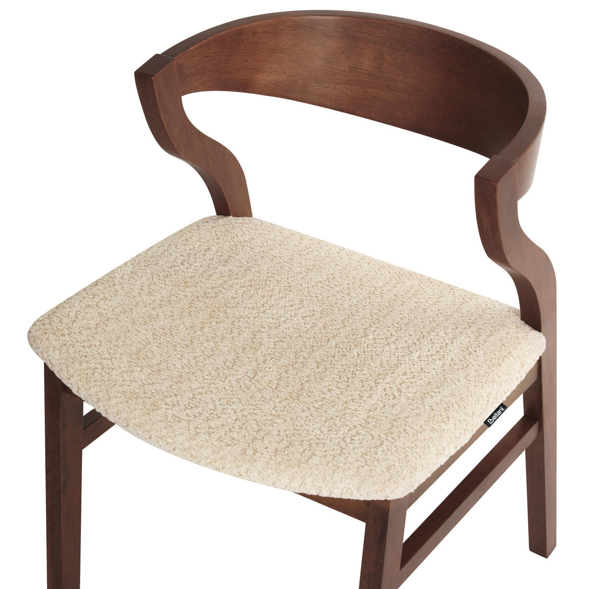 ÉTKEZŐSZÉK 2 darabos Szett Fa Világosbézs Maroa - bézs/barna, faalapú anyag (51/72/56cm) - Beliani