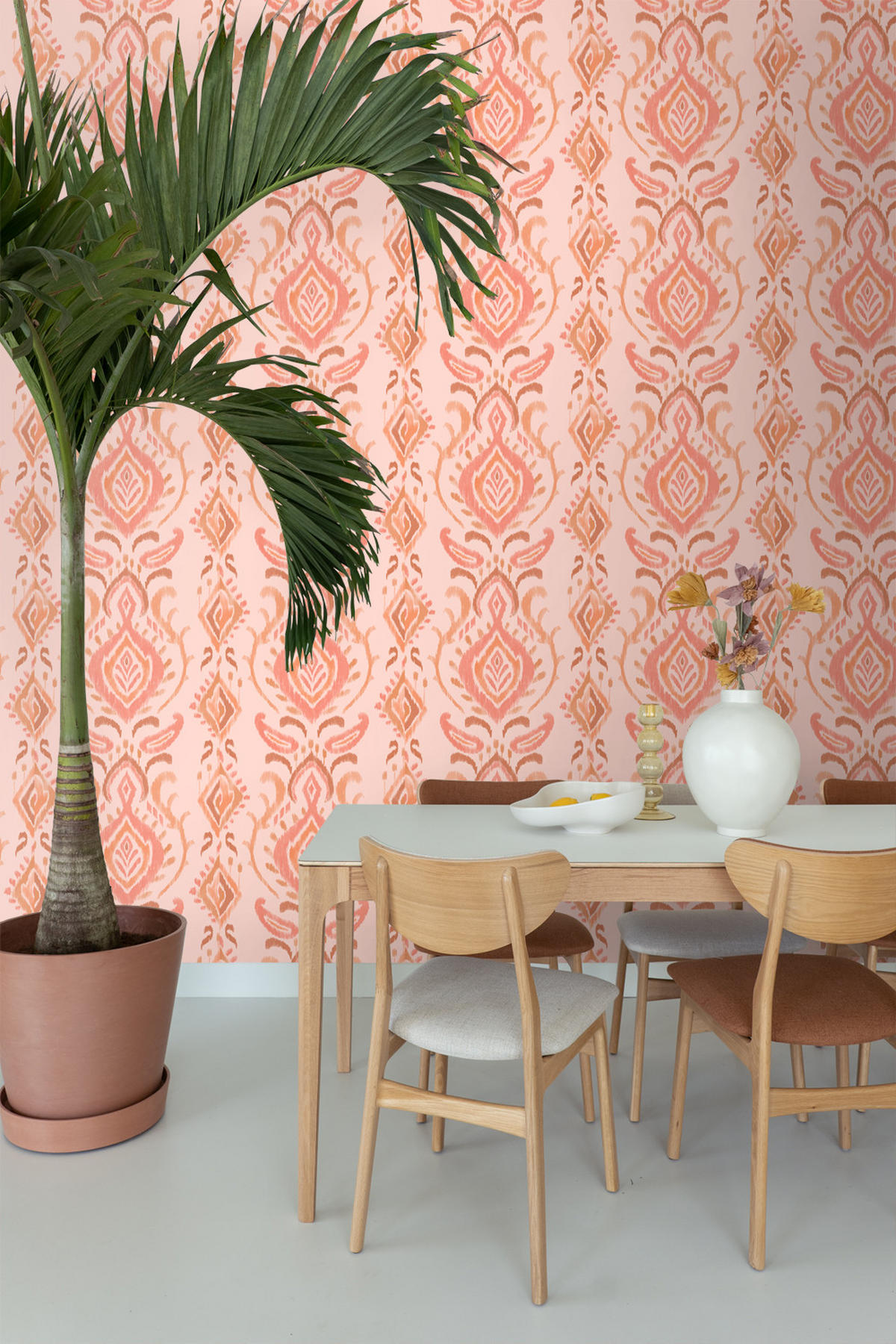 TAPETE Ornamente 50 x 900 cm - Pink, Papier (50/900cm) - ESTAhome