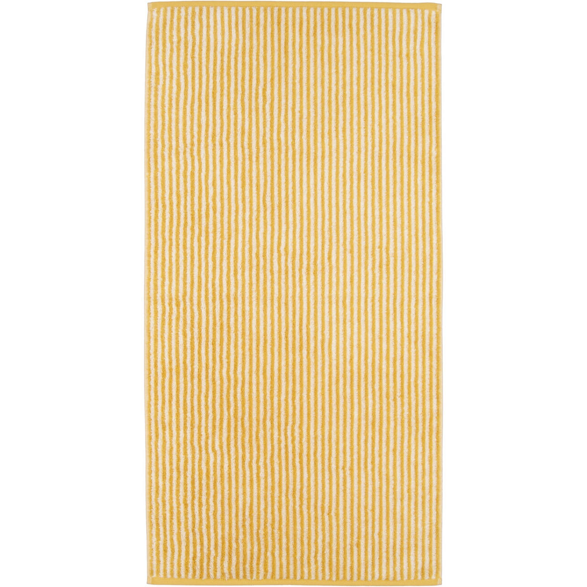 HANDTUCH TWO-TONE STRIPES 480 GOLD - 53 - Gelb, Textil (50/100cm) - Cawoe