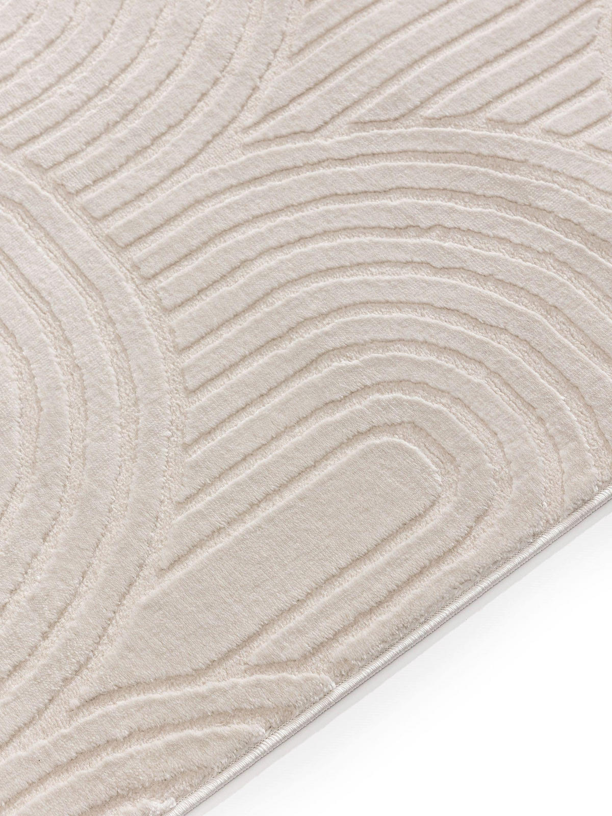 TEPPICH Claire Cream 200x300 cm - Creme, Kunststoff (200/300cm) - benuta