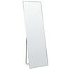 STEHSPIEGEL silber rechteckig 50/156 cm Beauvais - Silberfarben, Metall (7/156/50cm) - Beliani