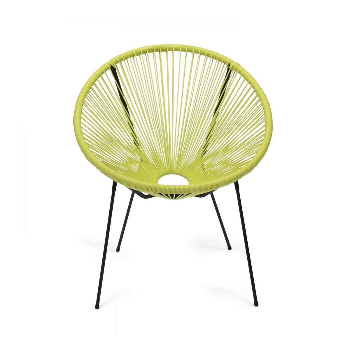 GARTENSTUHL Gelb 70/76/80 cm - Gelb, Metall (70/80/76cm) - Mobili Rebecca