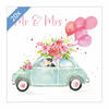 PAPIER SERVIETTEN Congratulation 33 x 33 cm 20er Set - Rosa/Grün, Papier (33/33cm) - PPD