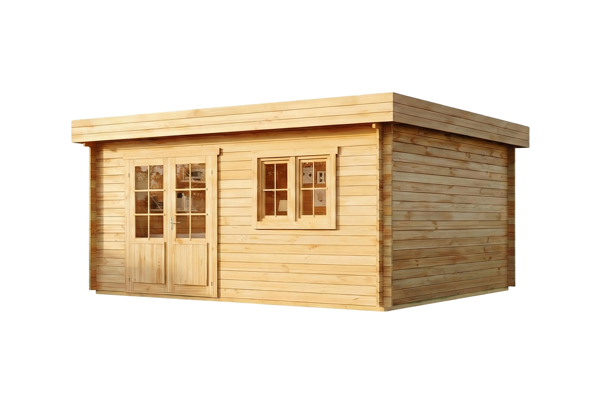 Alpholz Gartenhaus Natur 520x228x420 cm