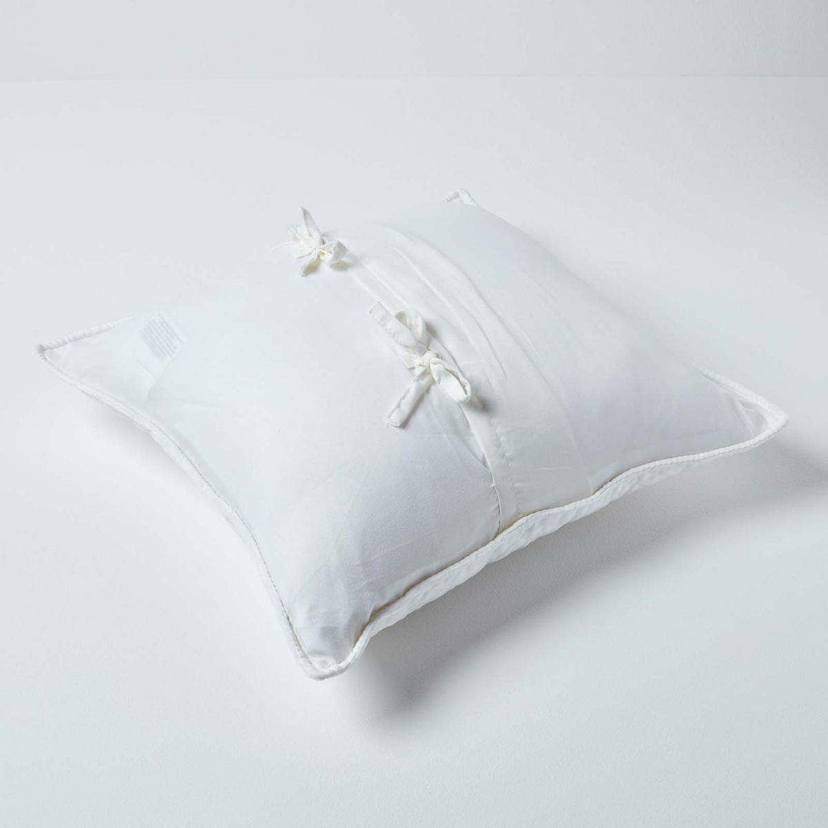 KISSENHÜLLE Samt gesteppt, Paragon Diamond 45/45 cm - Creme, Textil (45/45cm) - Homescapes