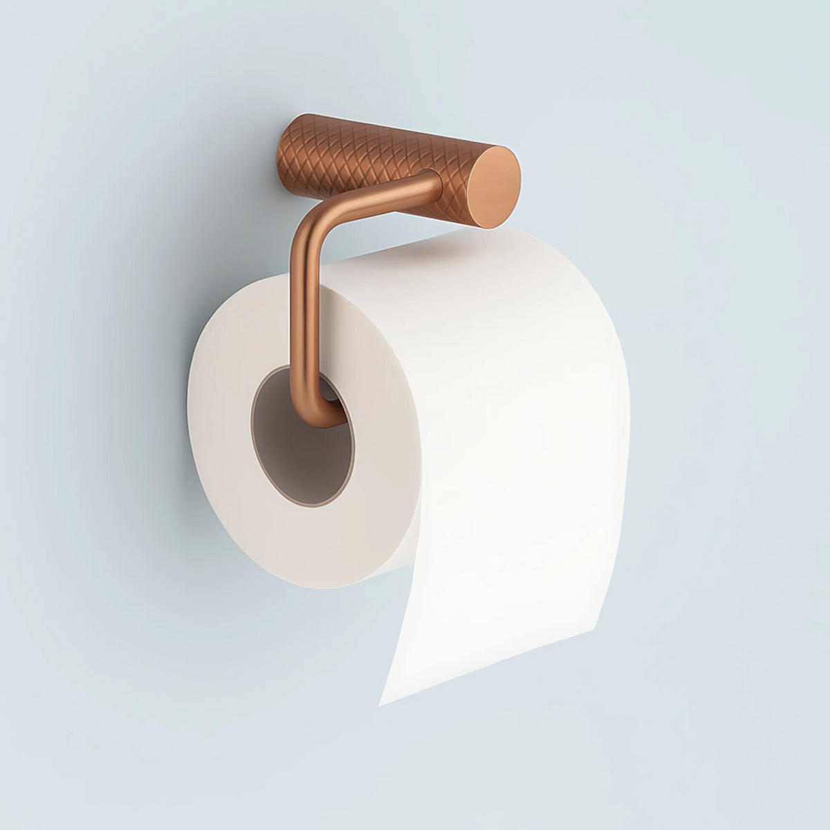 HALTER Für Toilettenpapier Rea 9711 Prism Brush Copper - Kupferfarben, Metall (13.5/9.5/6.5cm) - REA