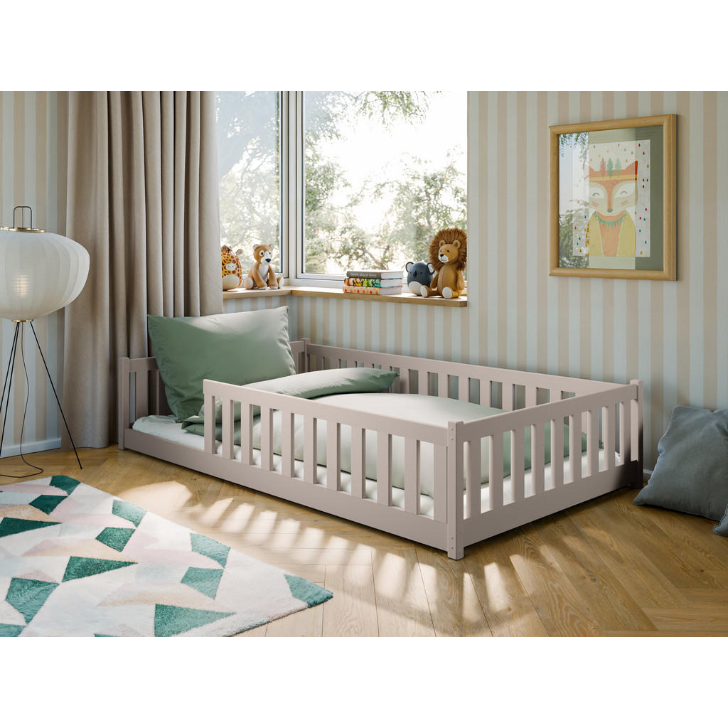 Thumbnail - Kids Collective Bodenbett, Kaschmir, Holz, 120x200 cm, Kinder- & Jugendzimmer, Kindermöbel, Kinderbetten, Kindereinzelbe...