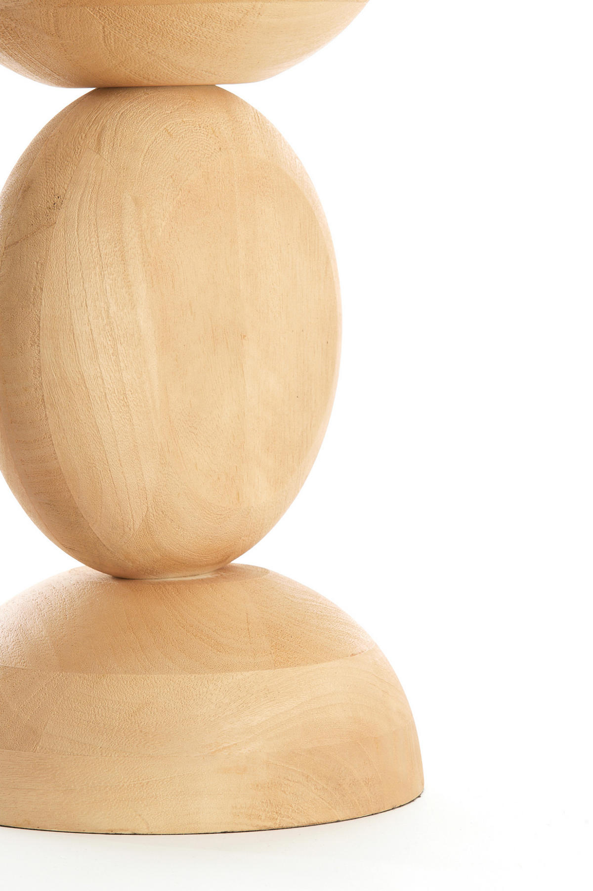 BEISTELLTISCH Mirto Braun Ø40/50 cm - Braun, Holz (40/40/50cm) - Light & Living