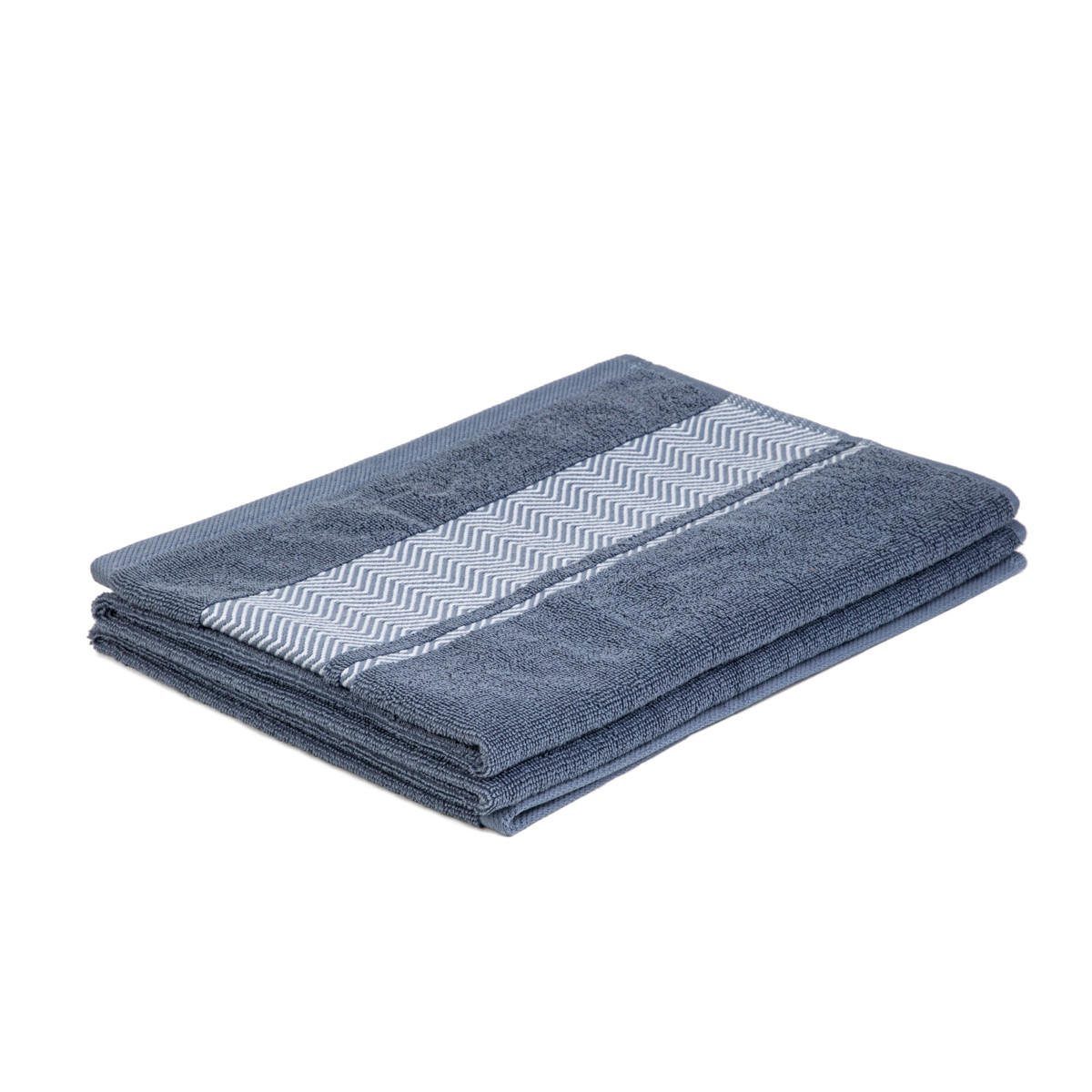 BADETUCH Maiara blau 70/130 cm - Blau, Textil (70/130cm) - Homla