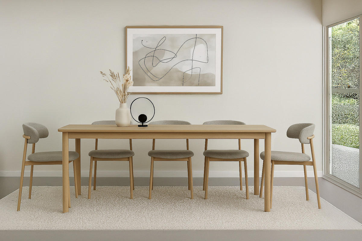 ESSZIMMERSTÜHLE Micah Beige 58/54.4 /78 cm - Beige, Textil (54.4/78/58cm) - Livingfurn