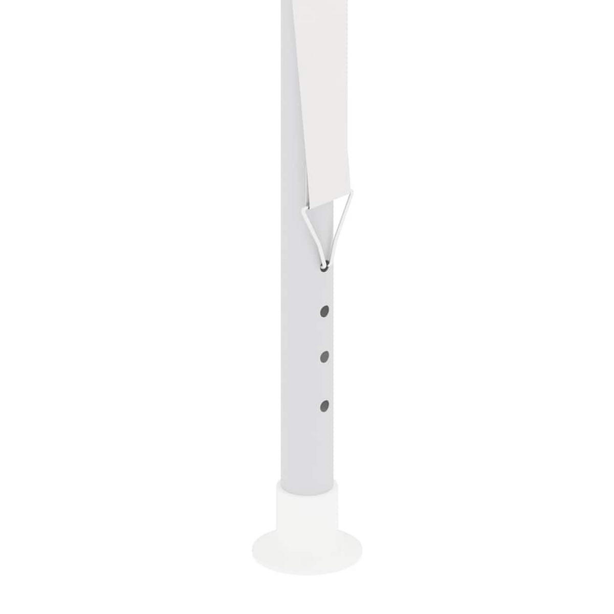 PROFI-PARTYZELT Mit Seitenwänden 4/4 M Weiss 90 G/M² - Weiß, Kunststoff (400/275/400cm) - vidaXL