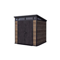 GARTENHAUS Signature - Walnussfarben, Kunststoff (218/226/216cm) - Keter
