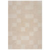 WOLLTEPPICH Schachbrett Muster, Karos, Wohnzimmer schmutzabweisend Beige Rechteckig 200x290 - Beige, Textil (200/290cm) - KADIMA DESIGN
