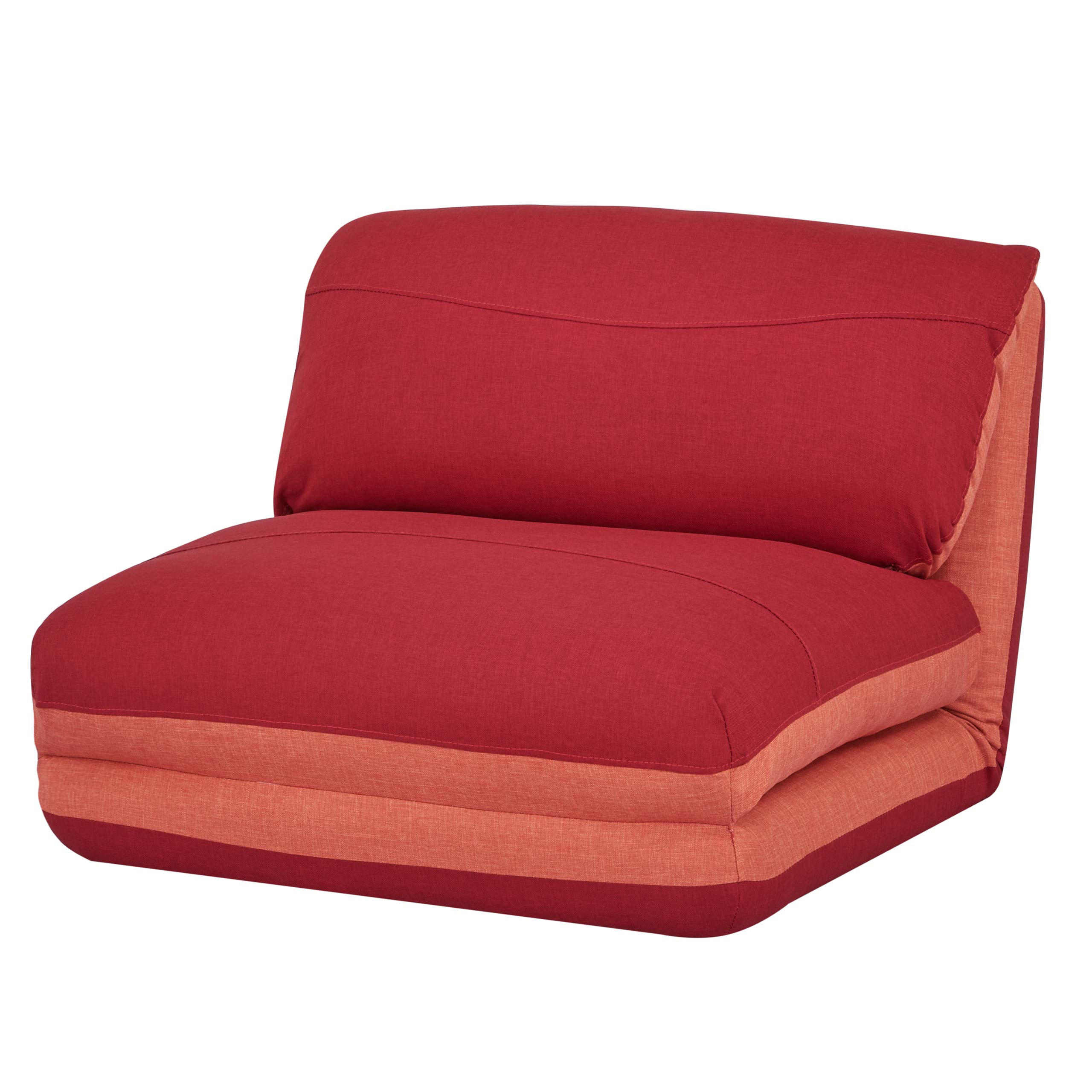 SCHLAFSESSEL Orange, Rot - Rot/Orange, Textil (75/75/60cm) - MCW