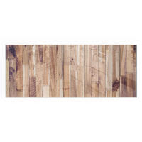 GLASPLATTE für Kamin 125x50 cm - Braun, Glas (125/50/0.4cm) - TULUP