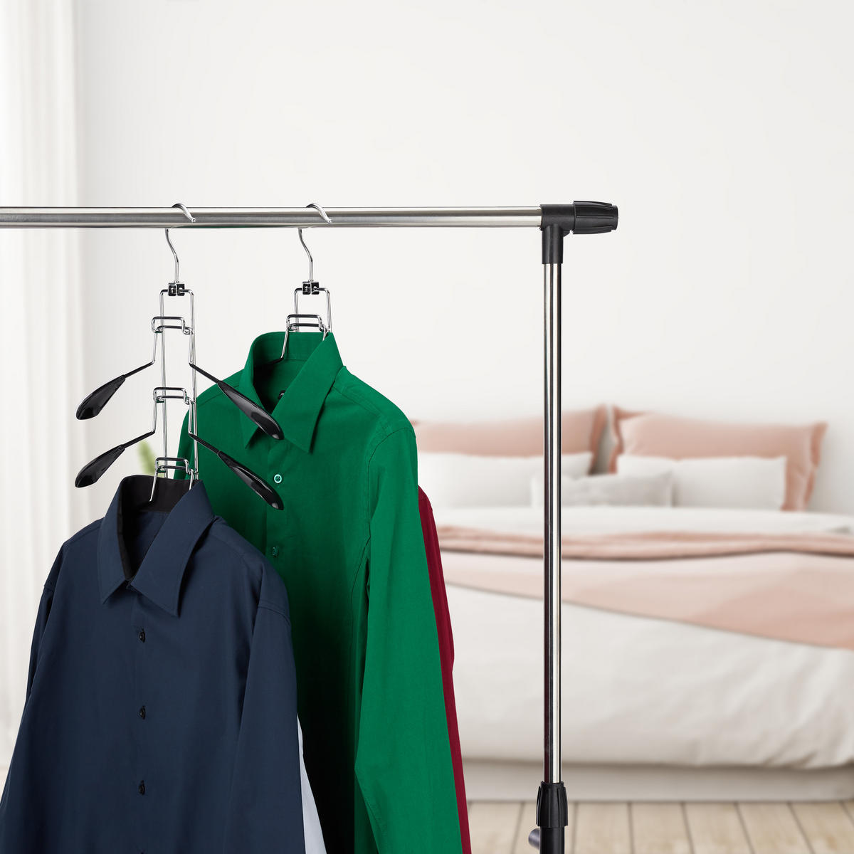 VIACVRSTVOVÉ závesy - viacfarebná, kov/plast (40.5/58/3.5cm) - Relaxdays