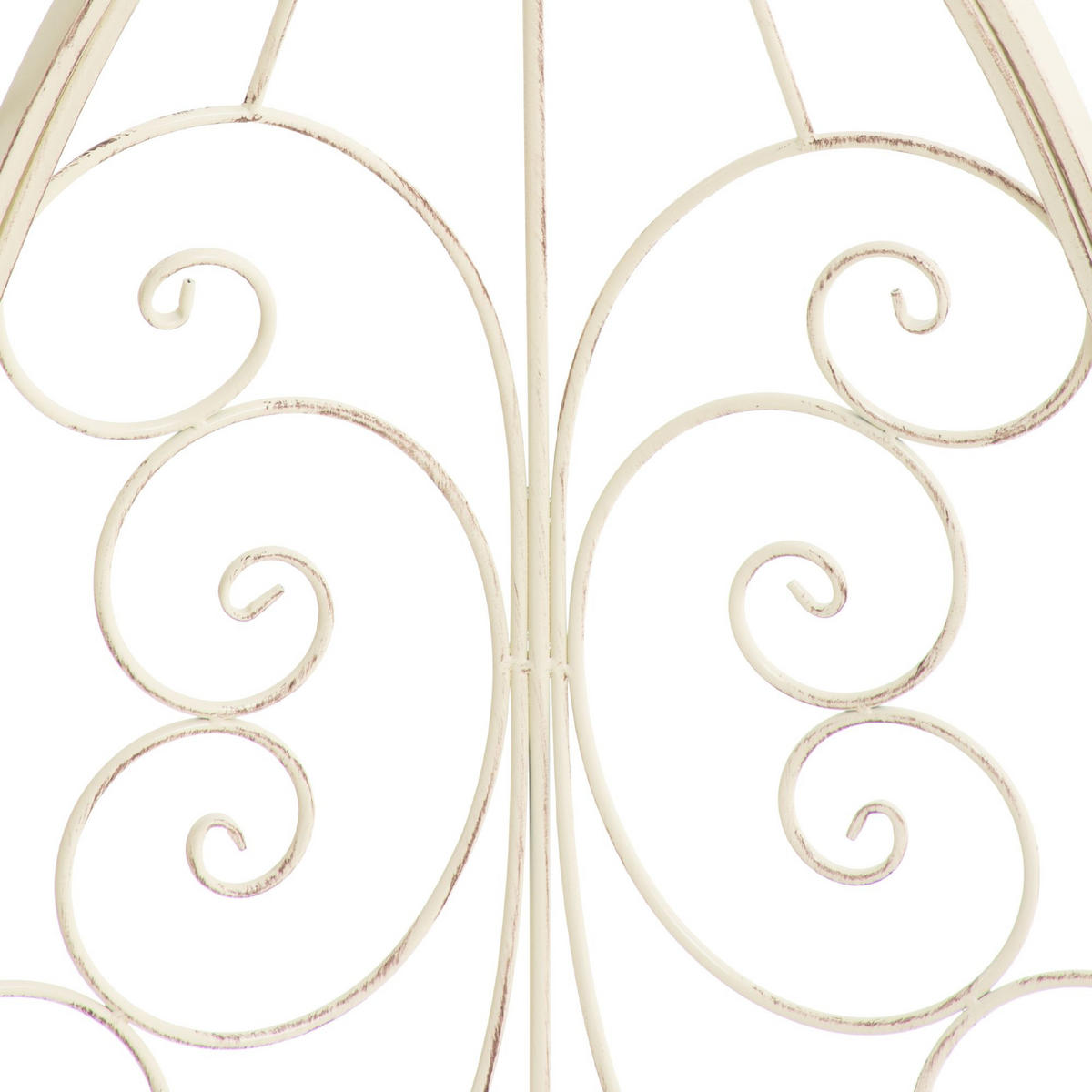 PAVILLON 120/58/178 cm Metall Antik-Creme - Creme, Metall (120/178/58cm) - CLP