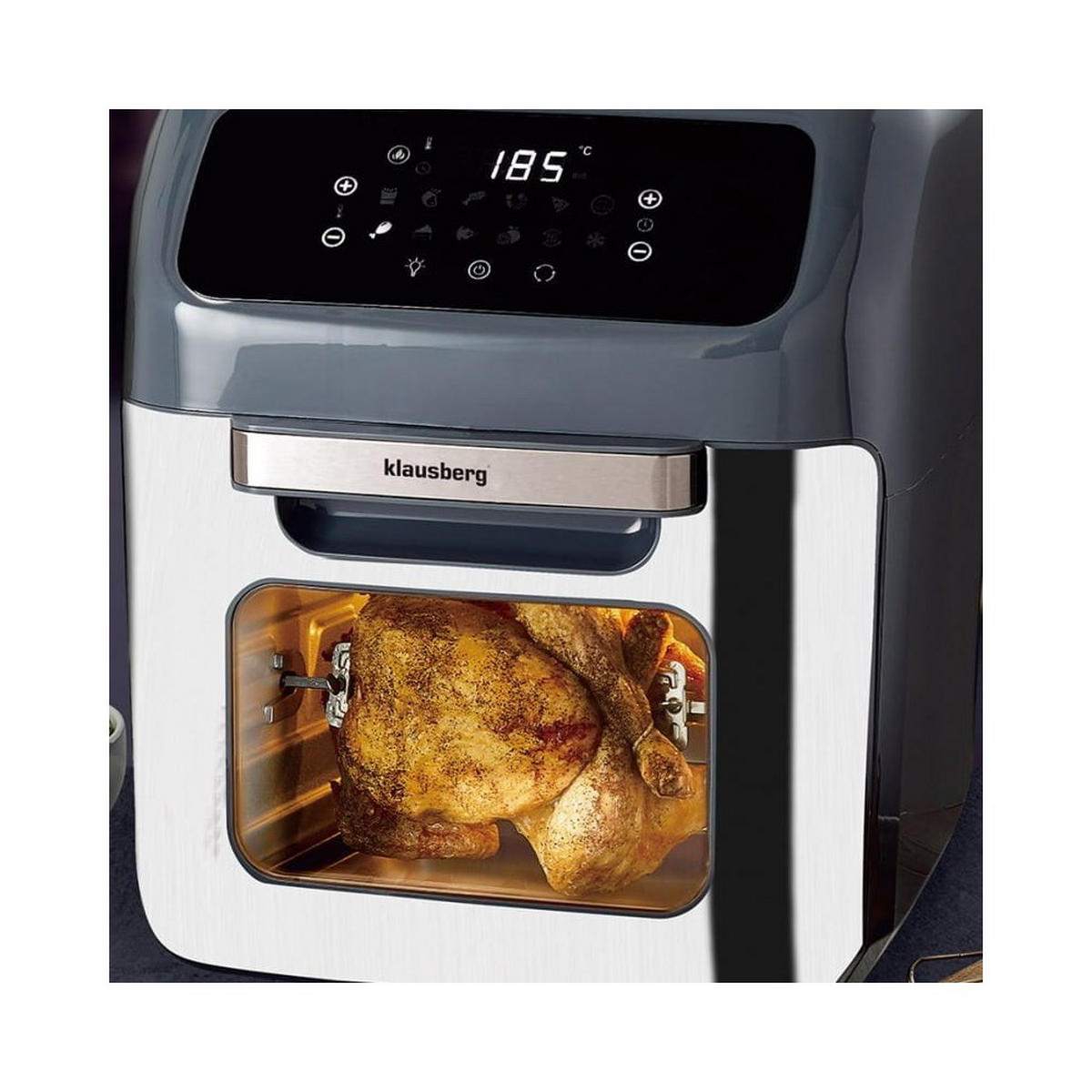 FETTFREIE Fritteuse 12l 1800w KB7557 - Weiß, Metall (33/37.5/36cm) - Klausberg 