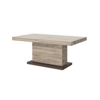 COUCHTISCH rechteckig Sonoma Eiche auziehbar höhenverstellbar 120/70/50 cm - Sonoma Eiche, Holzwerkstoff (70/120/50cm)