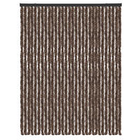 FLAUSCHVORHANG (140x220 cm) Türvorhang in "Meliert Beige-Braun" - Beige, Kunststoff (140/2/220cm) - Arsvita