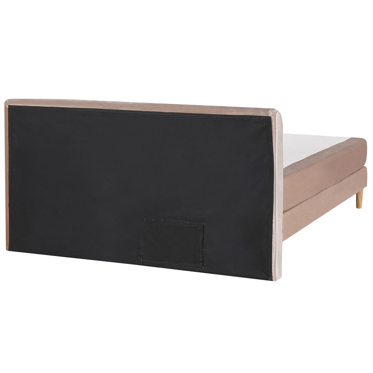 BOXSPRINGBETT 180/200cm Pastellrosa Marquise - Pink, Textil (180/200cm) - Beliani