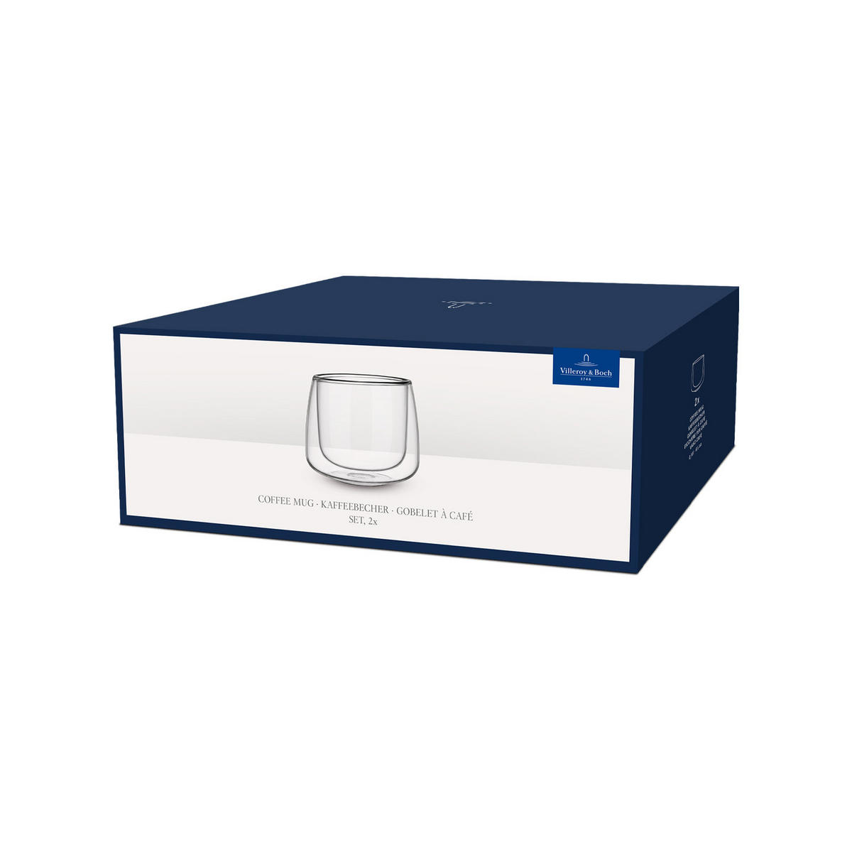 KAFFEEBECHER Artesano Hot & Cold transparent 180 ml 2er Set - Transparent, Glas (0.18L) - Villeroy & Boch